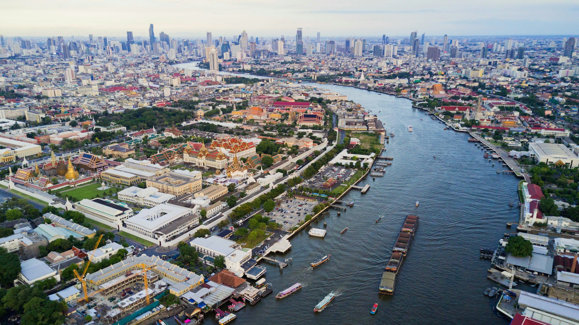 Modern city travel in Southeast Asia
